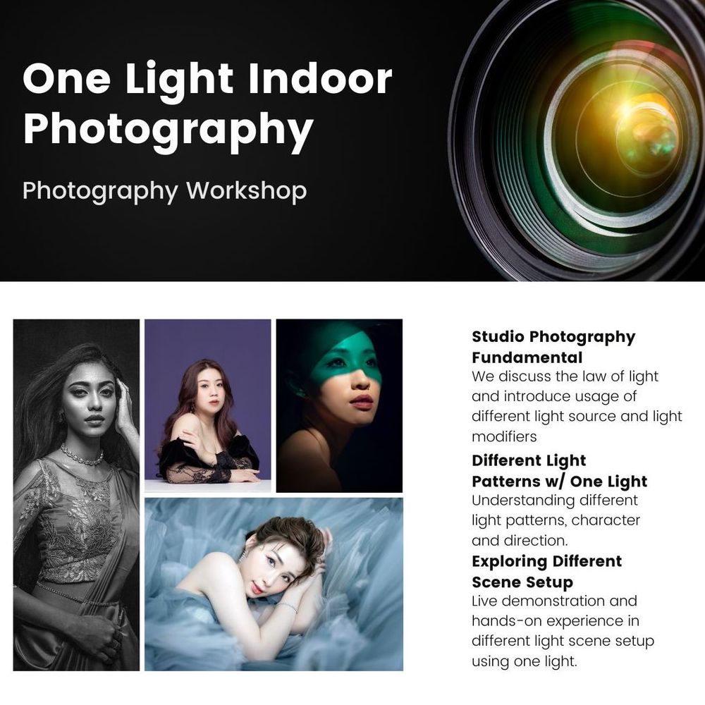 One Light Indoor Photography Workshop